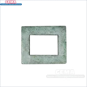 Square, wetterbuchter Metallrahmen als originales Ersatzteil für Festbrennstoffkessel Irleh Plus