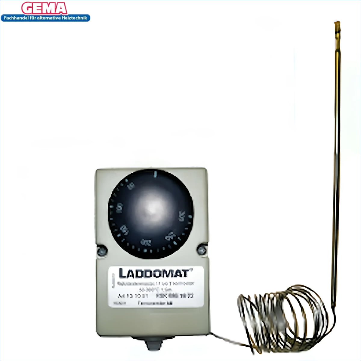 Rauchgasthermostat 50-300°C mit Laddomat Temperaturkontrollgerät und Coiled Sensor