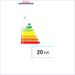 Energieeffizienzlabel für ein Pelletsheizsystem im Produkt Rotes und schwarzes Pelletskesselsystem mit vollautomatischem Betrieb