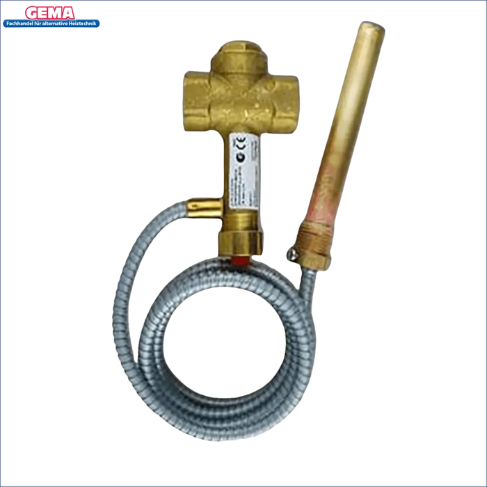 Brass thermostatische Mischventil mit Sonde und flexibler Schlauch für Heizkessel