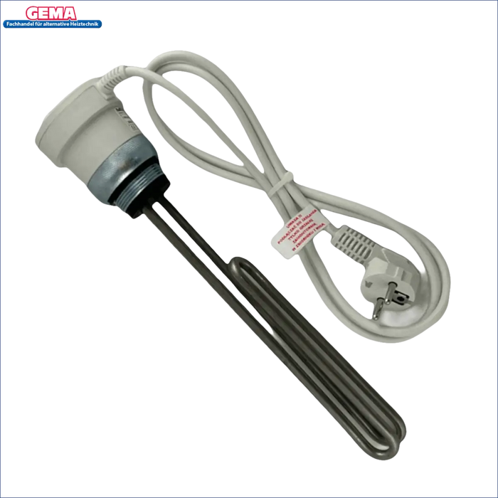 Immerschitzheizer mit Kabel und Stecker für Trinkwasserspeicher 100 L mit Incoloy 825 Heizstab