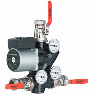 Laddomat 21-60 thermische Rücklaufanhebung mit Pumpe und Messgeräten für Boilers