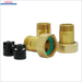 Brass Plumbing Fittings und schwarze Kunststoffteile für Verschraubungssatz mit Außengewinde