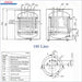 Diagramm eines 100-Liter Warmwasserspeichers mit Heizstab für PV-Solarstrom ⚡💧